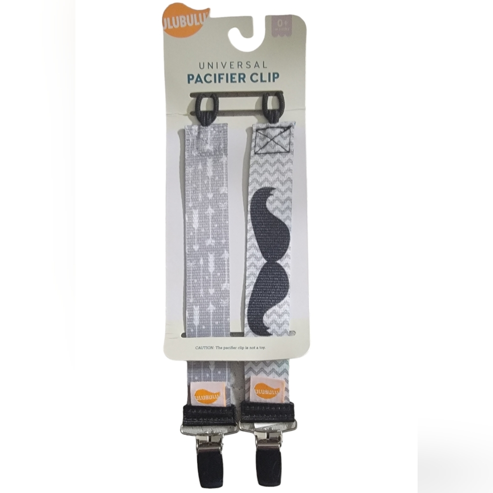 Ulubulu Pacifier Clips, 2 Pack
